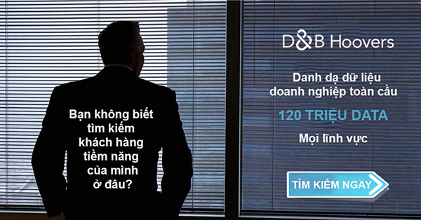 Tìm kiếm đối tác phù hợp, khách hàng tiềm năng với D&B Hoovers của CRIF D&B Việt Nam